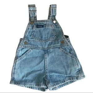 90s VINTAGE Baby Guess Denim Overalls 3Mos